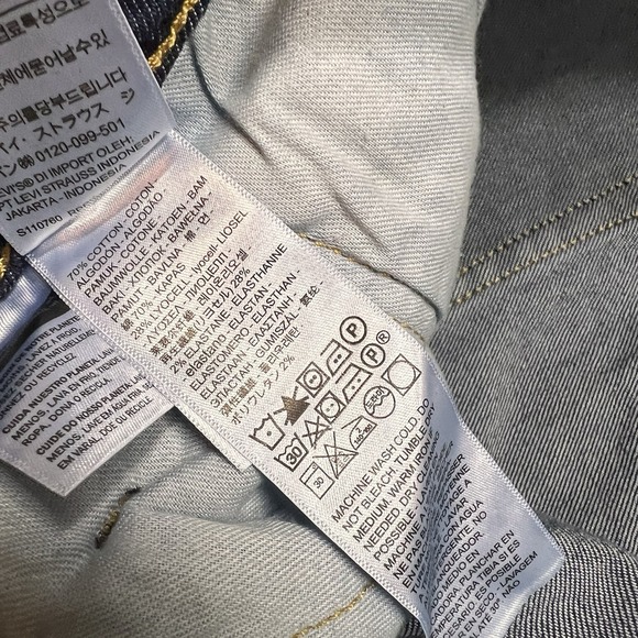 Levi's 502 Men's Taper Jeans 46x36 Big And Tall Stretch Medium Wash Pants New - Picture 9 of 11